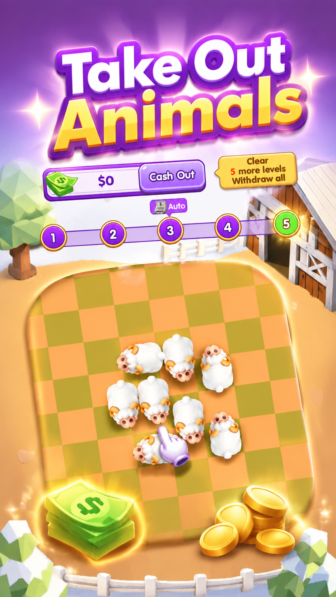 Sheep Exit Puzzle gameplay screenshot