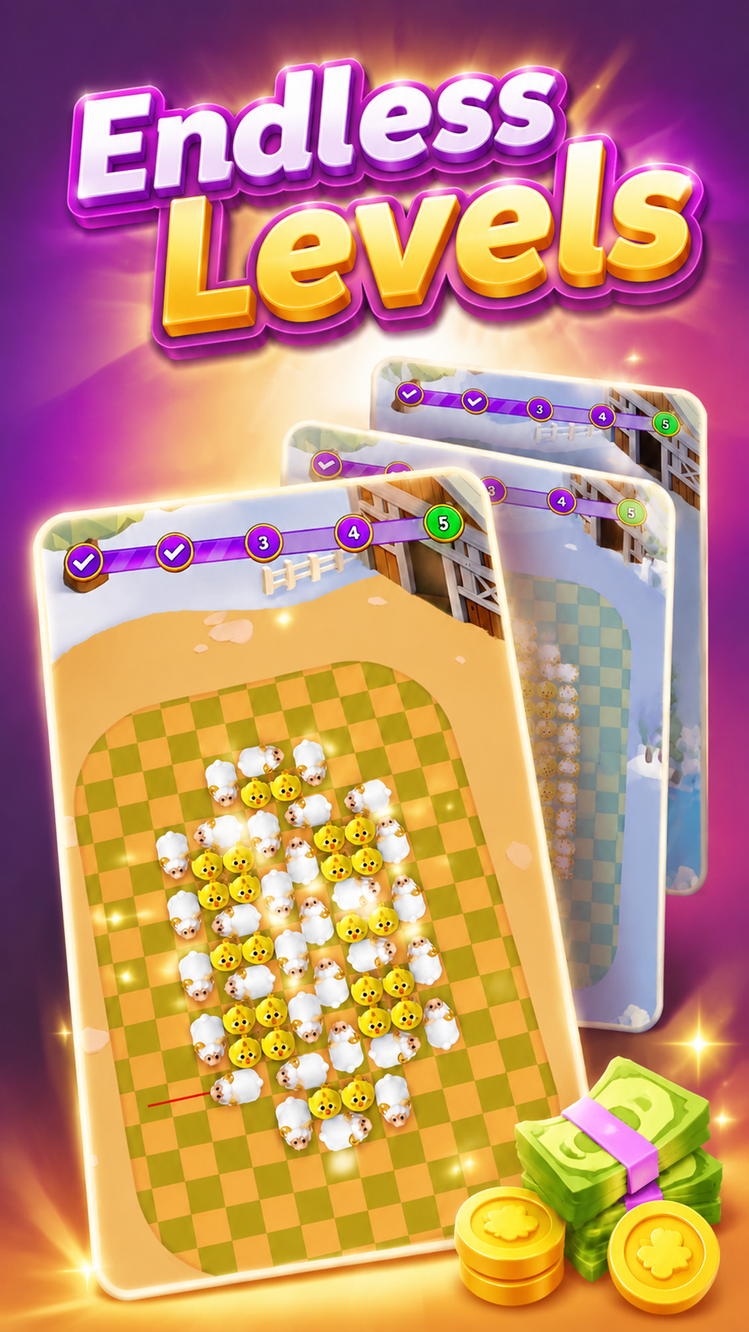 Sheep Exit Puzzle endless levels